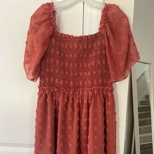 Dress caramel color size XL